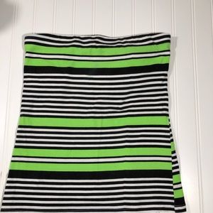 No Boundries Strapless Tube Top. Size M Stripe